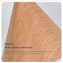 Modern minimalist adjustable wood wall light
