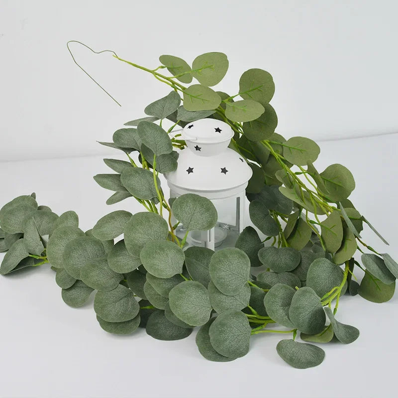 Artificial eucalyptus vines for wedding and event decoration