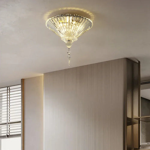 Luxury crystal ceiling light for decorative interior lighting - vue 4 sur 6