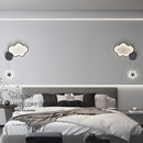 creative stars moon and clouds wall light for children