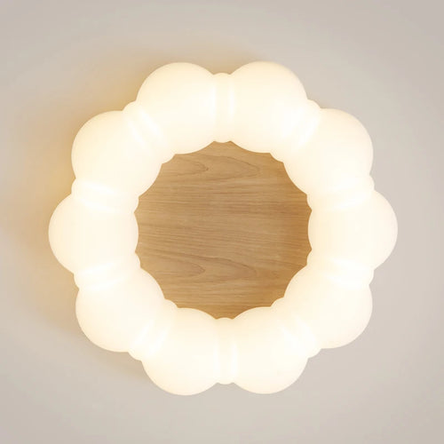 Personalised simple nordic LED chandelier for children - vue 6 sur 8