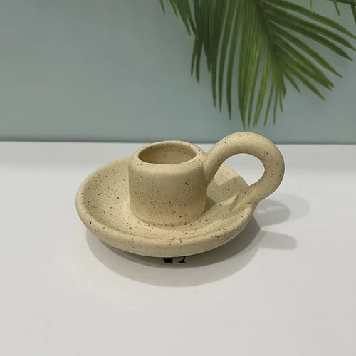 Nordic ceramic candle holder for elegant home décor - vue 10 sur 18
