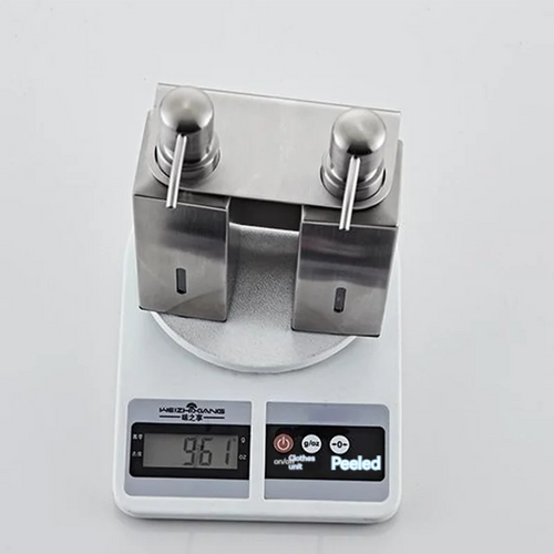 stainless steel accessories for modern soap dispensers - vue 6 sur 12