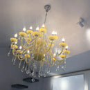 Elegant modern crystal chandelier for weddings