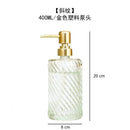 glass bottle for disinfectant lotion and soap dispenser