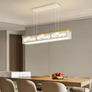 Minimalist LED log chandelier modern romantic for restaurant