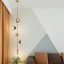 Modern Nordic glass pendant light for living room