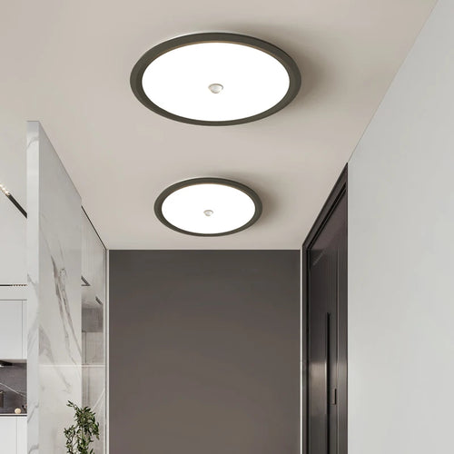 Modern round ceiling light with PIR motion sensor - vue 4 sur 18