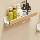 wooden shelf corner bracket without drilling for storage