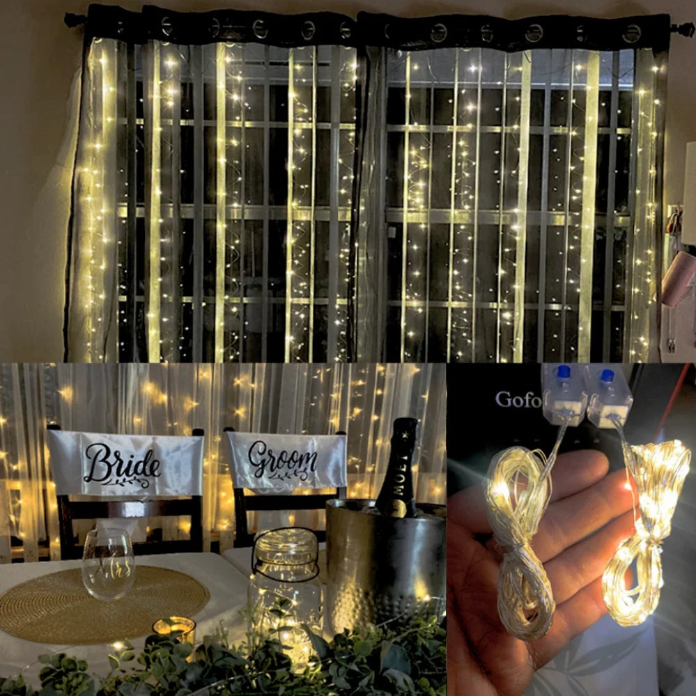 Waterproof USB LED string lights for party decorations - vue 6 sur 14