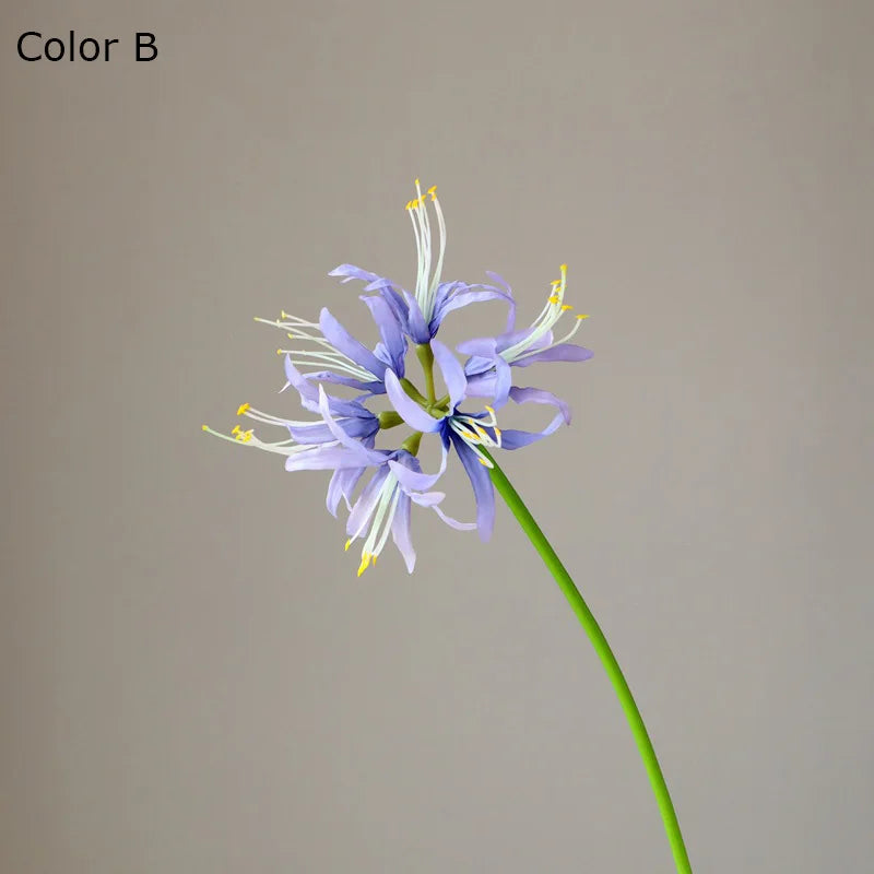 Artificial higanbana flower branch for wedding floral decoration - vue 8 sur 10