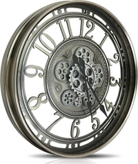 metal mobile wall clock stylish and durable interior decoration