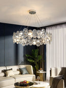 Modern crystal chandelier for elegant and romantic interior decoration