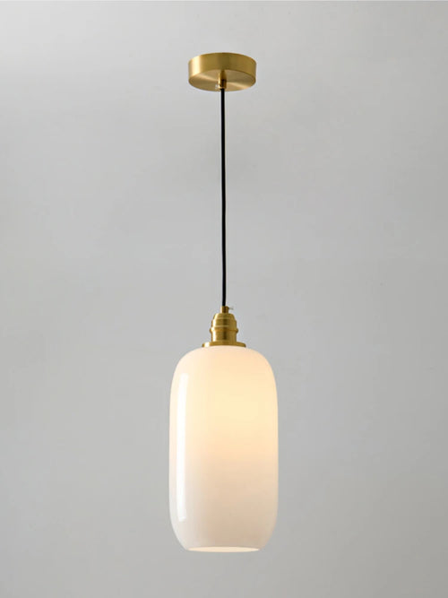 White glass chandelier for an elegant artistic ambience - vue 2 sur 7