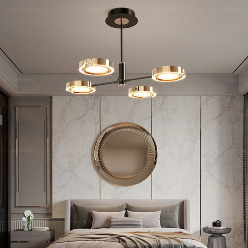 Modern LED pendant light with elegant minimalist design for interiors - vue 5 sur 18