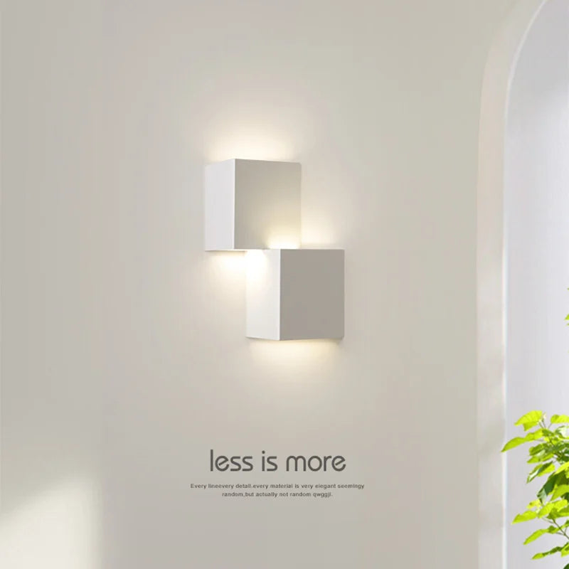 Nordic LED minimalist wall lamp for interior decoration - vue 5 sur 8