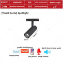 Voice-controlled smart lamp with integrated lighting