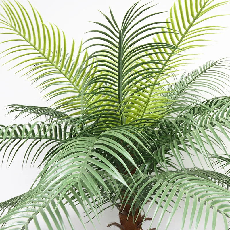 Artificial coconut tree large green plant for indoor decoration - vue 5 sur 15