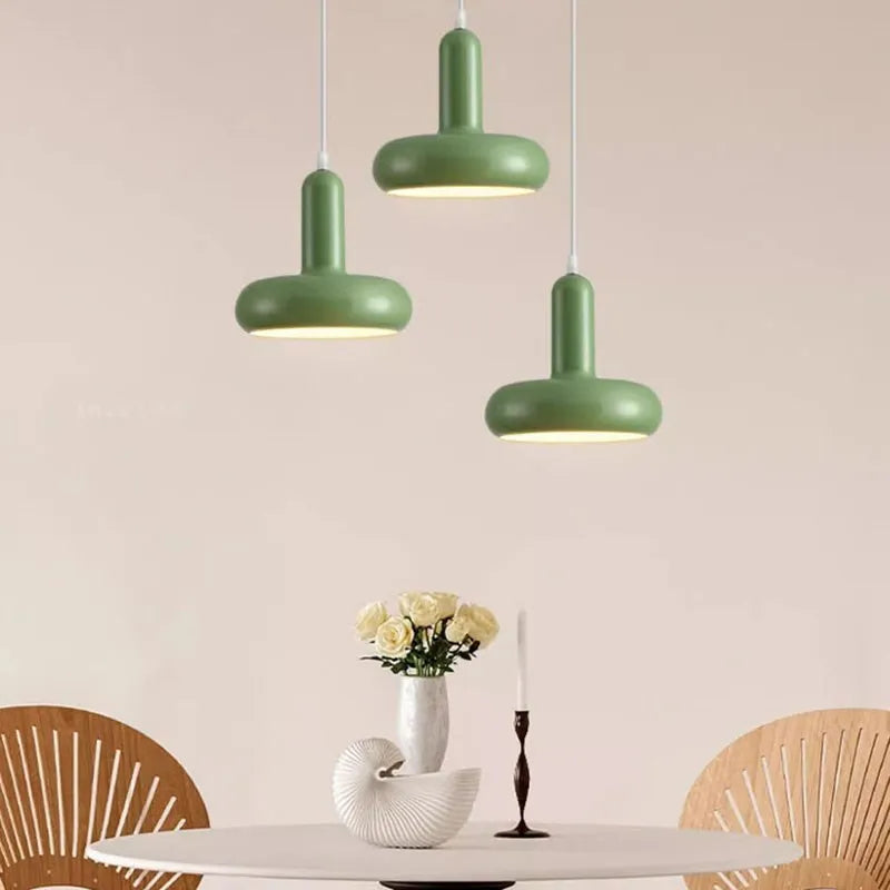 Colourful Bauhaus design pendant light