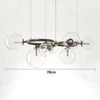 Nordic glass bubble chandelier for interior decoration