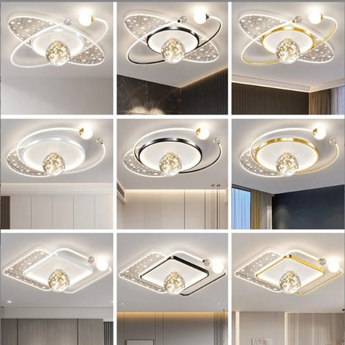 Modern personalised creative ceiling light for interior decoration - vue 6 sur 12