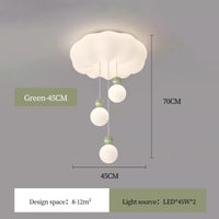 Modern cloud chandelier for children's room, romantic and cosy