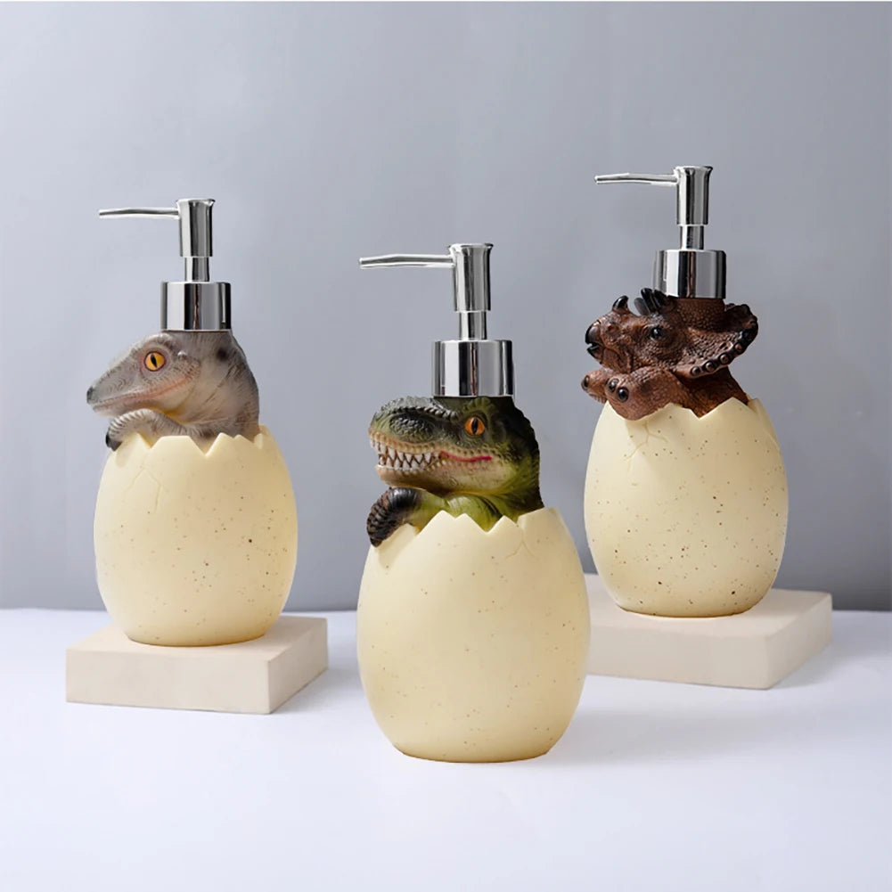 dinosaur soap dispenser for hand washing - vue 3 sur 9