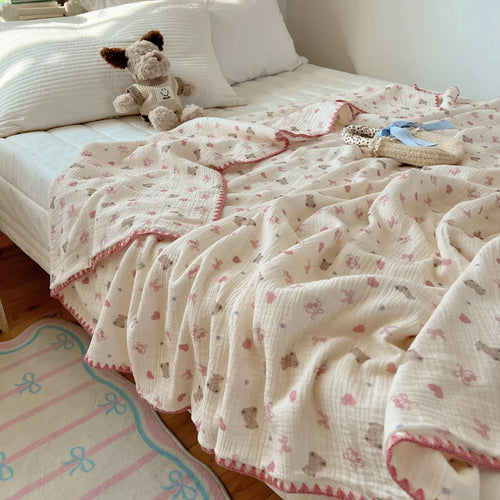 Lightweight cotton crepe plaid with check pattern for children – summer - vue 3 sur 6