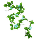 Artificial wisteria garland for floral and festive decoration