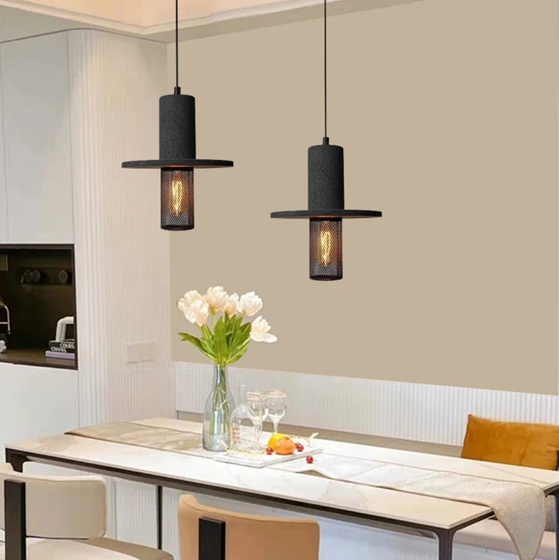Vintage cement pendant light for elegant interior decor