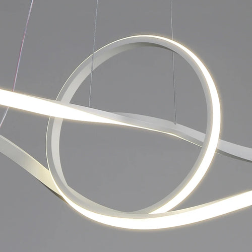 Modern minimalist chandelier for elegant interior lighting - vue 5 sur 11