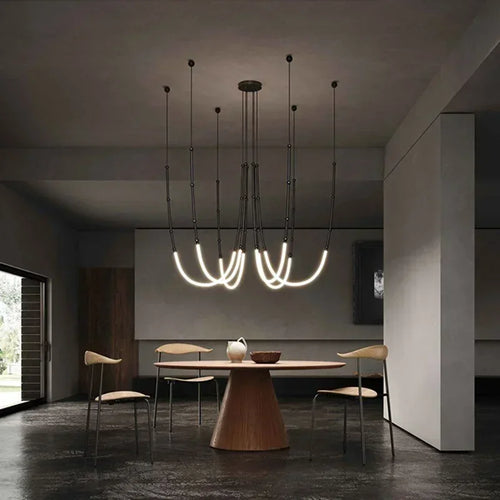 Modern LED pendant light for stylish and elegant interior decor - vue 3 sur 12