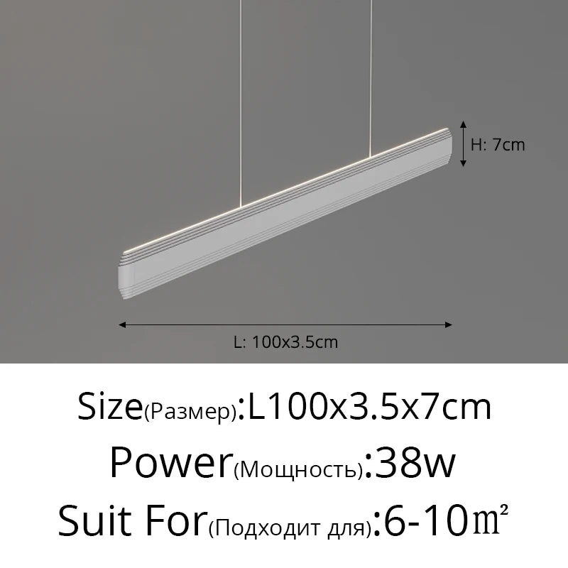 Modern and luxurious design pendant chandelier - vue 12 sur 14