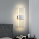 Nordic brushed gold acrylic LED wall light for interior decoration