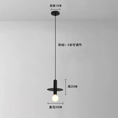 Modern nordic style chandelier for indoor and outdoor decor - vue 9 sur 8