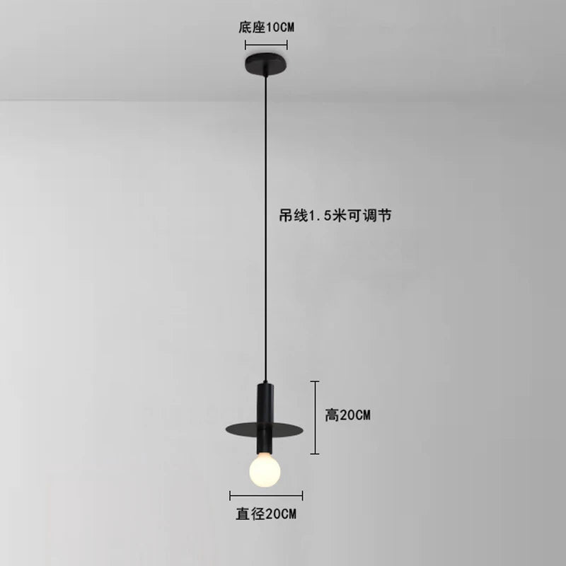 Modern nordic style chandelier for indoor and outdoor decor - vue 8 sur 8
