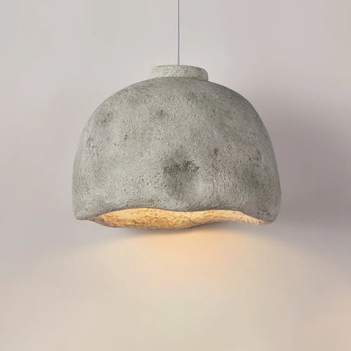 Nordic wabi-sabi LED pendant light for dining, bar, loft or bedroom - vue 4 sur 15