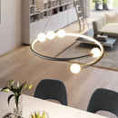 Minimalist designer glass chandelier for modern lighting