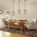 Vintage metal cage industrial pendant light