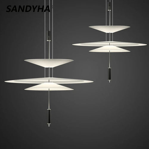 Sandyha modern flying saucer style LED chandelier for interior decoration - vue 2 sur 15