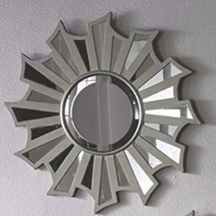 set of 3 decorative sunflower-shaped mirrors