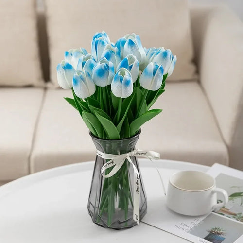 Luxury artificial tulip bouquet for interior decoration and weddings - vue 12 sur 17