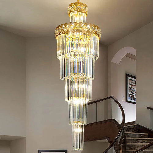 Modern crystal chandelier for elegant interiors - vue 5 sur 12