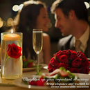 350Gwhite Snow Pearled-Candles with Wicks - Diy Candle Sand, Refillable Candle DIY Send wick