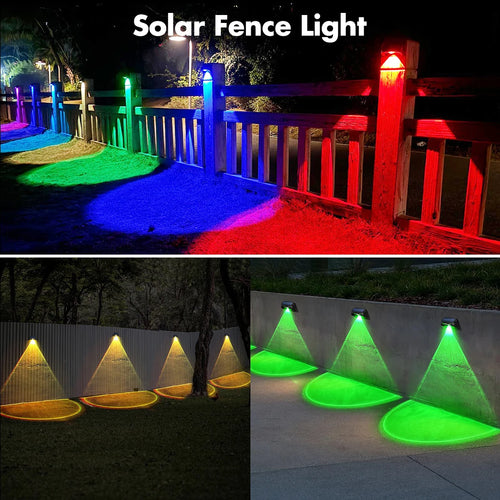 Waterproof solar lights for outdoor dusk to dawn lighting - vue 8 sur 8