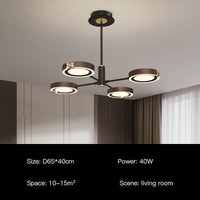 Modern LED pendant light with elegant minimalist design for interiors