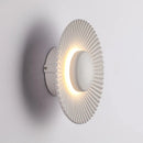 Modern disc-shaped LED wall light for hotel and restaurant