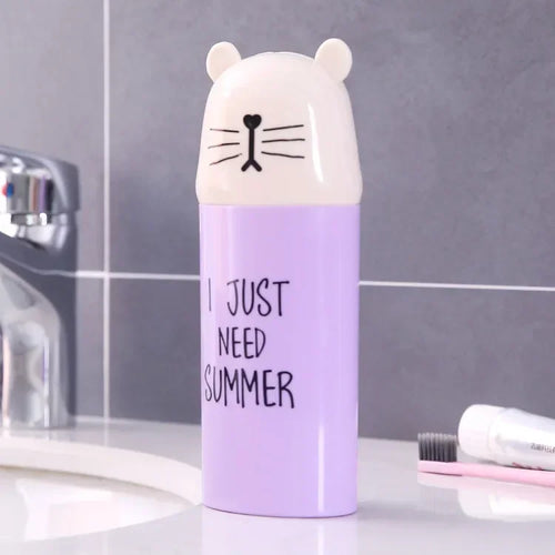 Portable toothbrush holder box for travel and storage - vue 14 sur 17