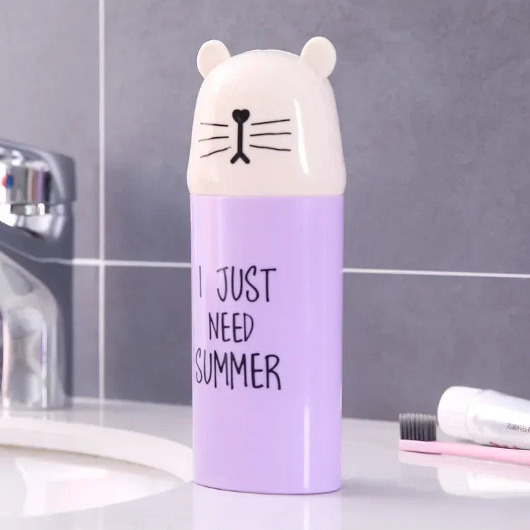 Portable toothbrush holder box for travel and storage - vue 14 sur 17