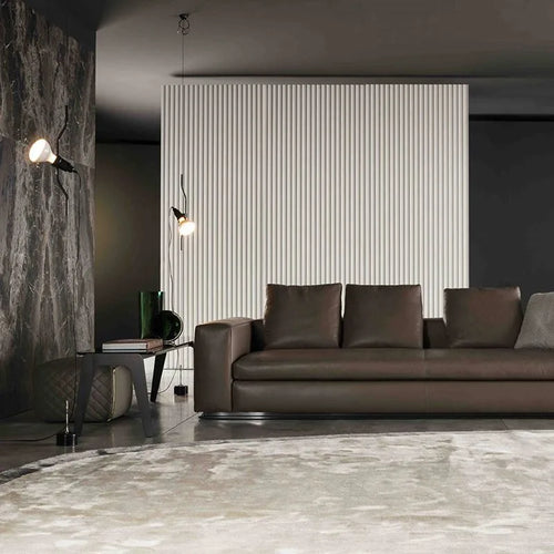 Adjustable metal floor lamp art deco style for modern interiors - vue 5 sur 15